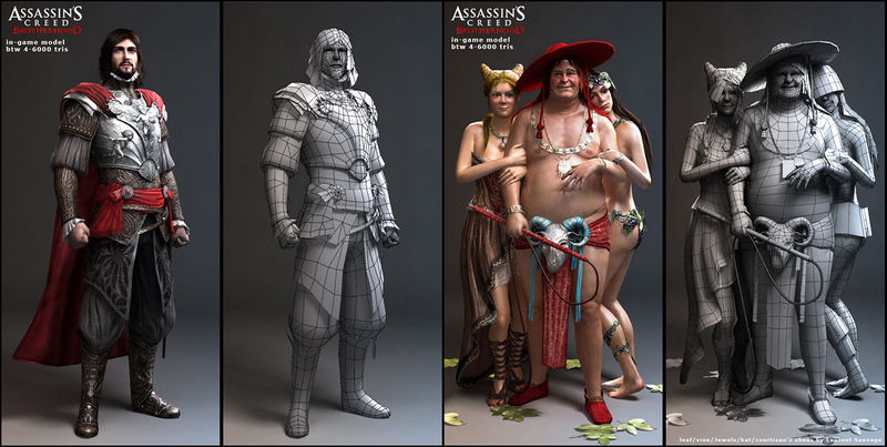 File:AssasinsCreedBrotherhood Models.jpg
